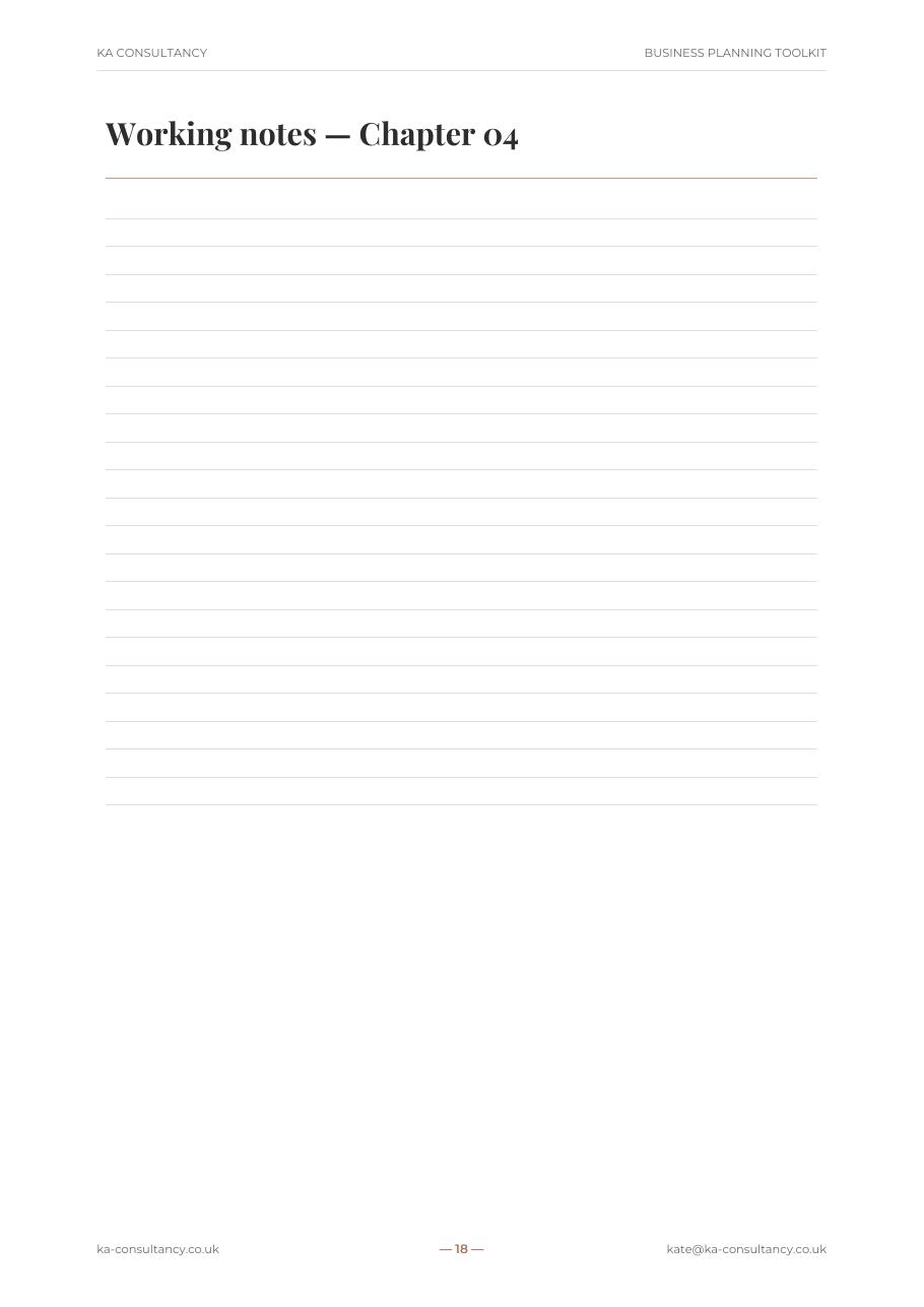 Preview page 3 of Business Planning Toolkit