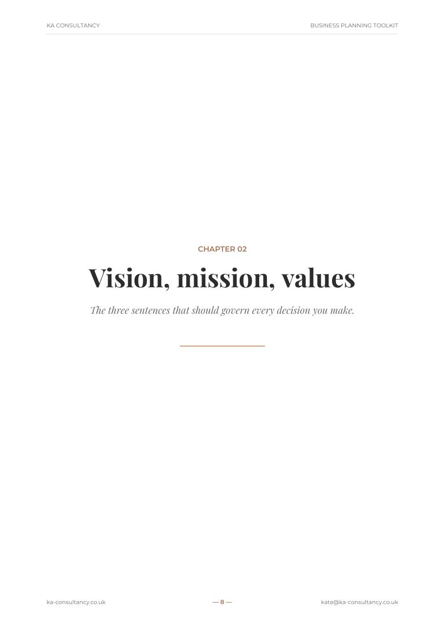 Preview page 1 of Business Planning Toolkit